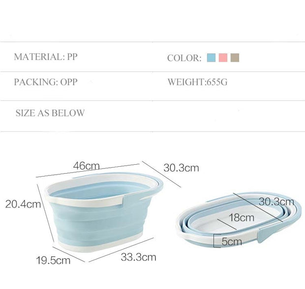 Silicone Folding Bucket For House Cleaning - FloorCleaningSolution