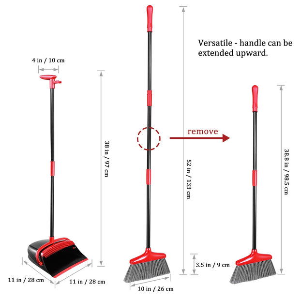 Broomstick and Dustpan Set - FloorCleaningSolution