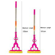 Sponge Mop With Stainless Steel Telescopic Pole - FloorCleaningSolution