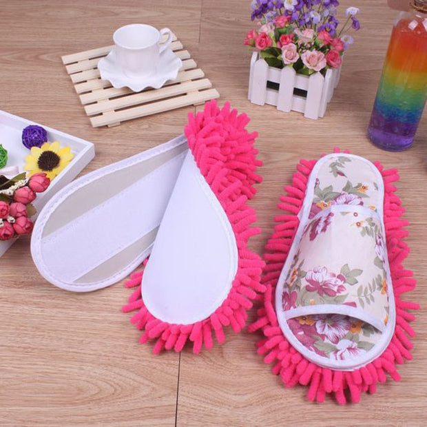 Microfiber Floor Cleaning Slippers - FloorCleaningSolution