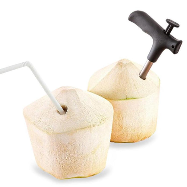 Stainless Steel Coconut Opener Opening Driller Cut Hole Tool Fruit Openers Tools Durable Knife Hole Tool Kitchen Accessaries - FloorCleaningSolution