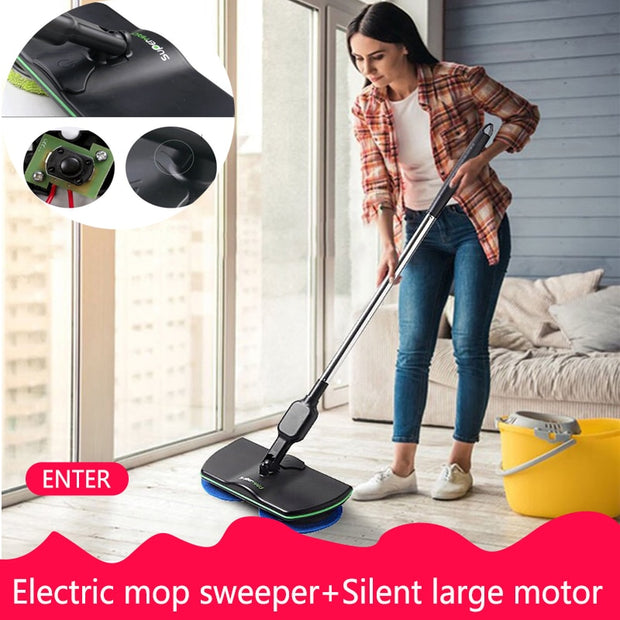 Wonderlife Charging Electric Mop Hand-Held Wireless Electric Rotating 360 Degree Mops Machine Household Cleaning Helpe - FloorCleaningSolution