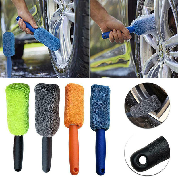 Car Cleaning Universal Wheel Brush - FloorCleaningSolution