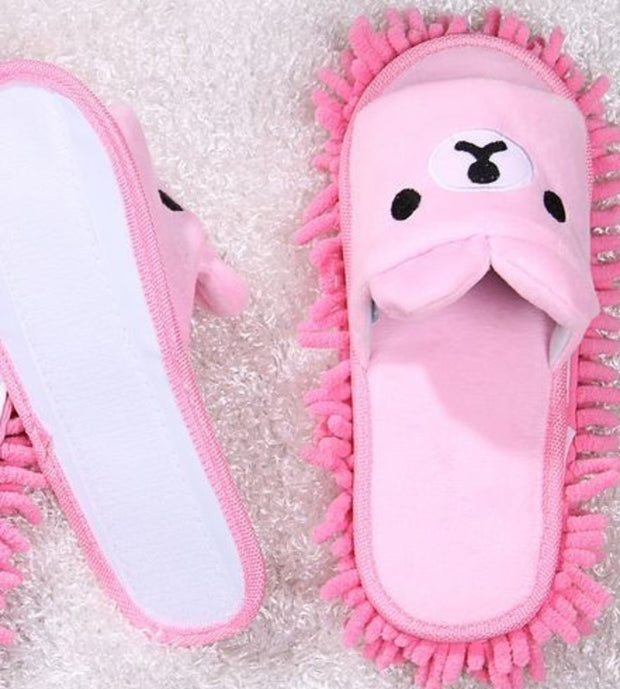 Cartoon Dust Removable Slippers - FloorCleaningSolution