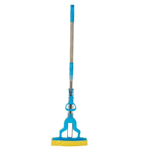 Sponge Mop With Stainless Steel Telescopic Pole - FloorCleaningSolution