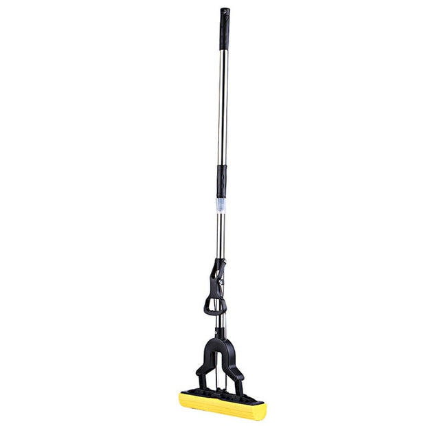 Sponge Mop With Stainless Steel Telescopic Pole - FloorCleaningSolution