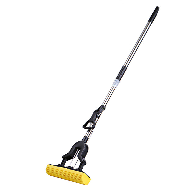 Sponge Mop With Stainless Steel Telescopic Pole - FloorCleaningSolution