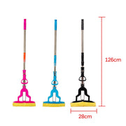 Sponge Mop With Stainless Steel Telescopic Pole - FloorCleaningSolution