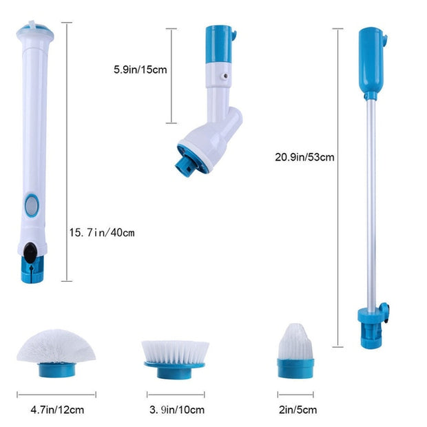 Adjustable Electric Cleaning Brush - FloorCleaningSolution